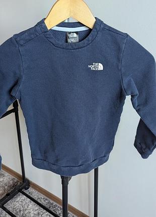 Свитшот синий теплый 6р the north face кофта тепла в школу
