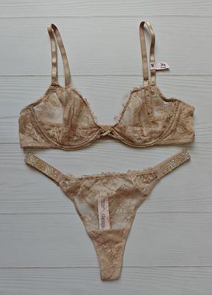 Кружевной люкс комплект белья victoria's secret оригинал