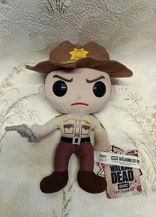 Шериф рик граймс ходячие мертвецы funko мягкая игрушка 2013 walking dead