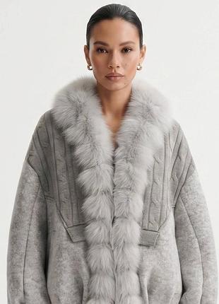 Куртка бомбер мех s m l xl