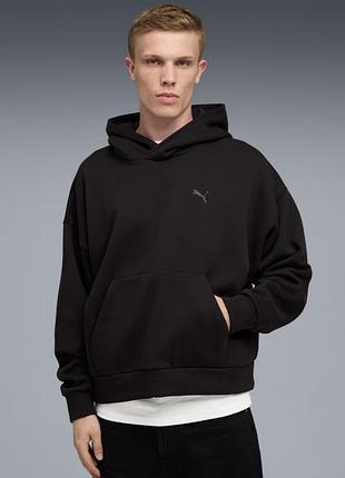 Худі чоловіче на флісі puma xl/tg. оверсайз