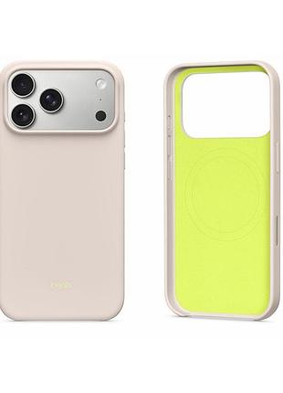Чохол beats case with magsafe and camera control для iphone 17 pro max (mgje4) - lime stone