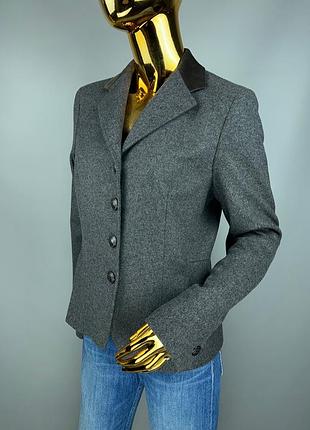 Вовняний пиджак max mara weekend 6