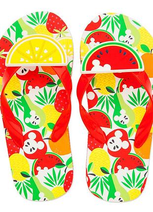 Яскраві дитячі в'єтнамки disney store mickey mouse flip flops - summer fun 2
