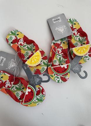 Яскраві дитячі в'єтнамки disney store mickey mouse flip flops - summer fun