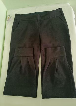 Брюки жіночі benetton теплі чорні s/m