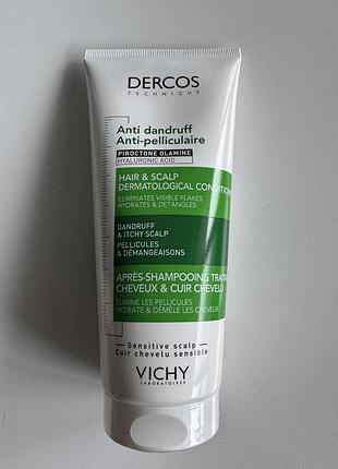 Кондиціонер vichy dercos anti-dandruff проти лупи для всіх типів волосся