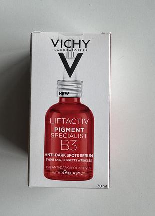 Сироватка для обличчя vichy liftactiv specialist b3 проти зморшок та пігментних плям 30 мл