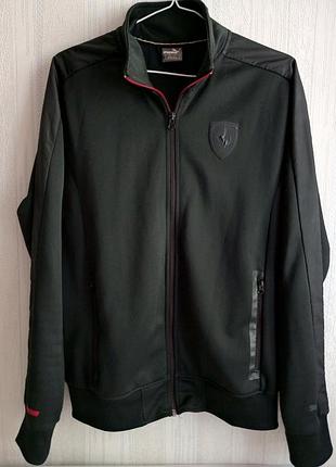 Черная спортивная олимпийка puma из коллекции scuderia ferrari (модель puma ferrari track jacket / moonless night).
    
задать дополнительный вопрос