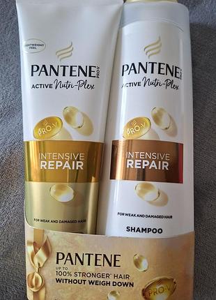 Набір pantene intensive repair (шампунь 400ml + бальзам 220ml)