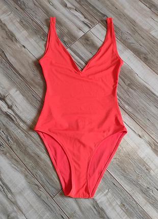Яркий слитный купальник topshop размер s-m (uk 10 / eur 38)