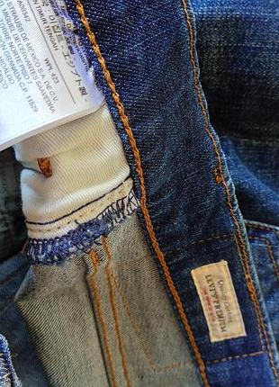 Шорти levi's 511 джинсові сині 4