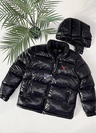 Пуховик moncler glossy puffer