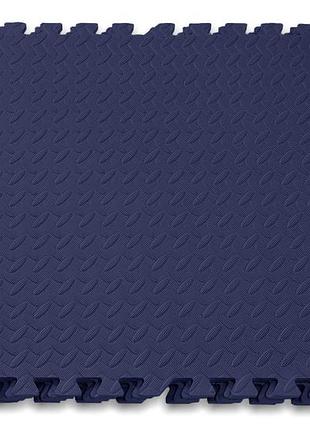Татамі мат easyfit swallowtail (60х60 см) пазл хвіст ластівки синій коврики для йоги та фітнесу