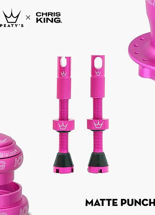 Ниппели peaty's x chris king tubeless valves, 42mm, punch лучшая цена с быстрой доставкой по украине лучшая цена с быстрой