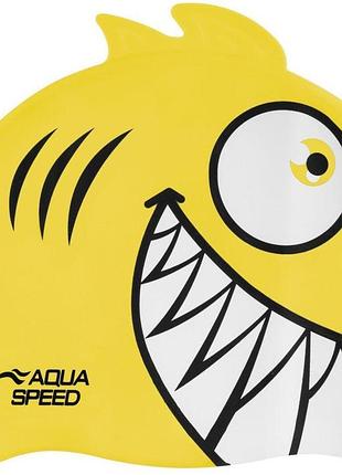 Шапка для плавання aqua speed zoo pirana лучшая цена с быстрой доставкой по украине
