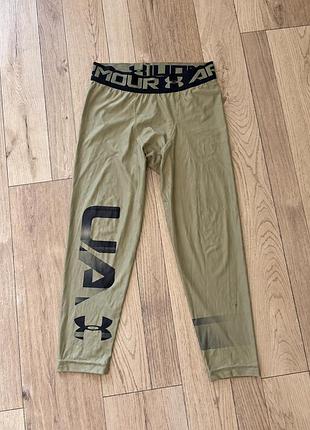 Тайтси жіночі under armour хакі/олива, розмір l, поліестер