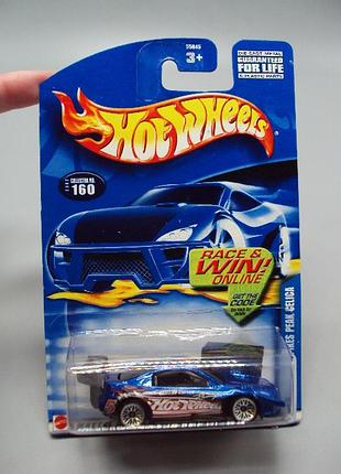 Машинка модель автомобіль hot wheels 2002 №160 pikes peak celica race and win синя №19067с