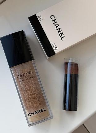 Chanel les beiges water-fresh tint teint light тінт тональний флюїд шанель легка зволожуюча тональна основа medium light