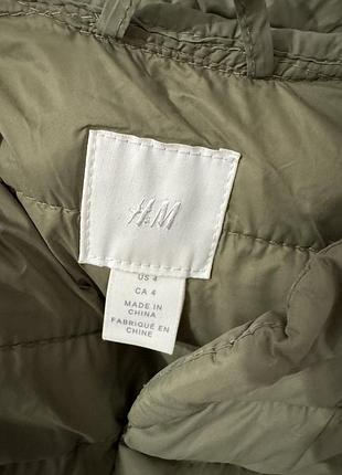Куртка жіноча h&m оливкова 2