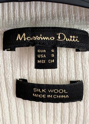 Кардиган шовк+вовна massimo dutti 2