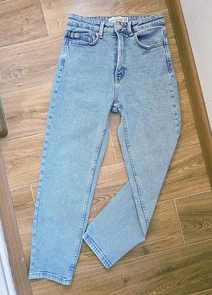 Джинси stradivarius mom slim fit — розмір 38 (m)