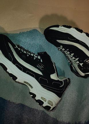 Кросівки дитячі skechers чорні, розмір 30