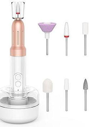 Фрезер для маникюра nail instrument m8 18000 об/мин электрический аккумуляторный фрезер для ногтей с насадками