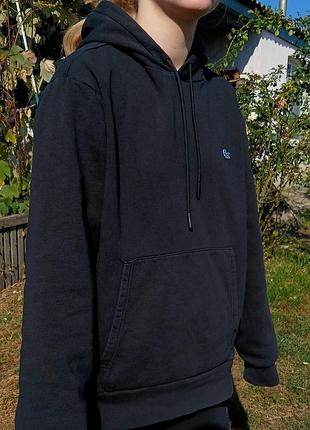 Черное худи lacoste (original, classic fit)
​ 2