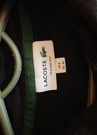 Черное худи lacoste (original, classic fit)
​ 4