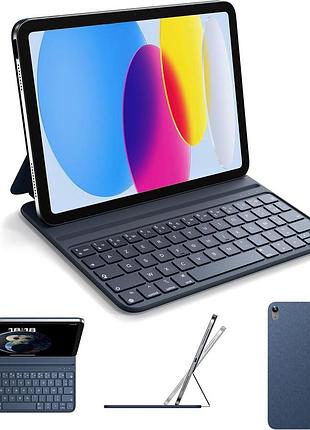 Чехол-клавиатура для ipad 10 eme generation hou fy-10 эргономичная складная чехол-клавиатура для ipad