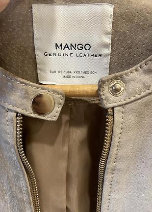 Замшева куртка mango 5