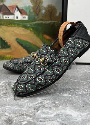 Gucci brixton horsebit loafers мужские туфли лоферы оригинал 41.5 eur