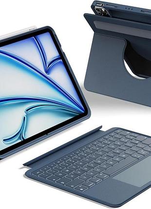 Чохол-клавіатура hou mate-11 для ipad air 11"/ipad pro 11" магнітний чохол зі знімною німецькою qwertz-клавіатурою