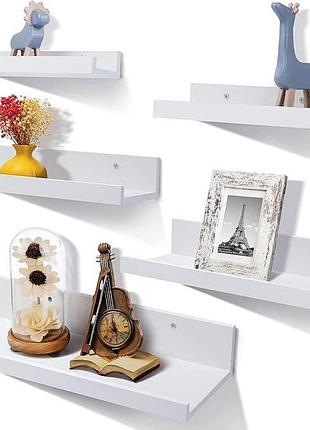 5 шт. настенные полки upsimples floating shelves set набор плавающих полок разных размеров