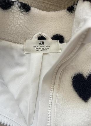 Кофта тедді. h&m. розмір 92. 2 роки 3