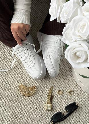 Кроссовки женские samba white