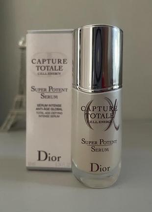 Сироватка для обличчя dior capture totale le sérum / super potent serum, 10 мл