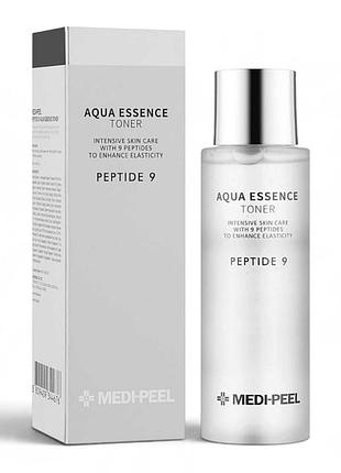Зволожувальний тонер для обличчя medi-peel peptide 9 aqua essence toner, 250 мл