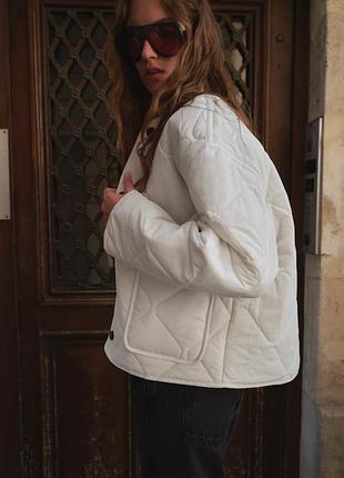 Стьобана куртка zara 9