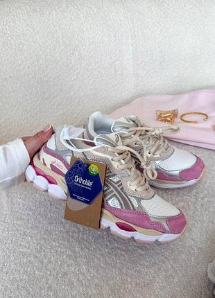 Кроссовки женские gel nyc cream pink