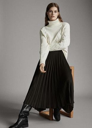 Легка, стильна спідниця плісе massimo dutti , оригінал 3