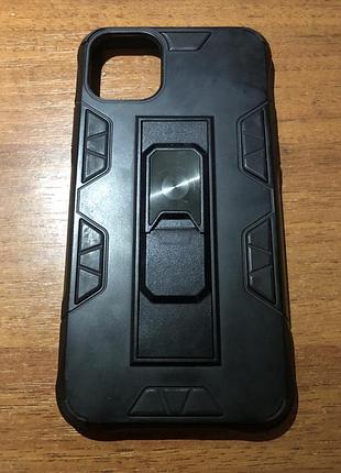 Чохол apple iphone 11 pro max протиударний з підставкою