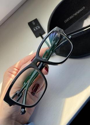 Окуляри armani оригінал для зору, чорні 3