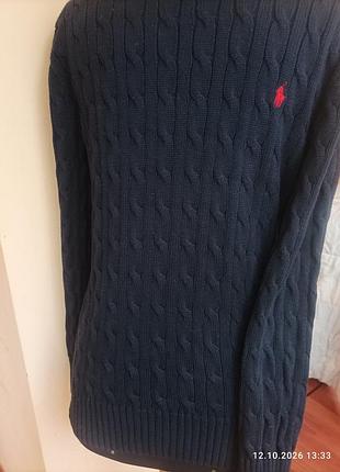 Хлопковый пуловер polo ralph lauren