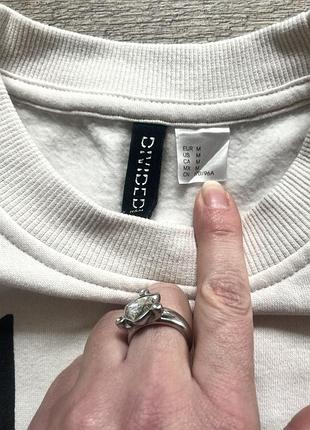 Світшот кофта xs-s h&m 3