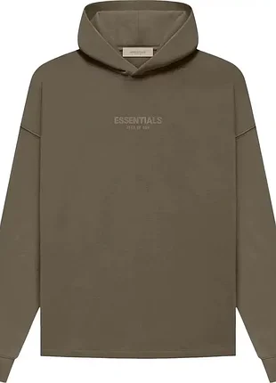 Худі fear of god essentials men’s relaxed hoodie wood color