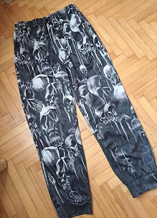 Брюки (джоггеры) р. l/xl (harajuku, y2k, хип-хоп, готика / скейт-культура)😎🤘 2