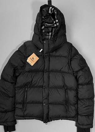 Пуховик - жилетка burberry black