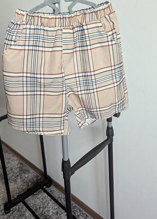 Шорты в клетку burberry 122-130 6-8